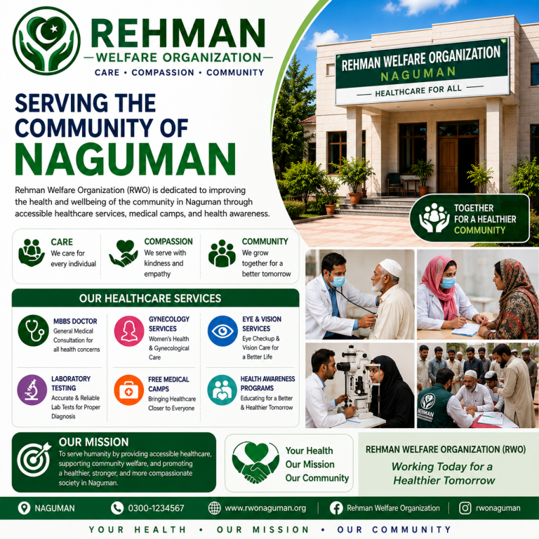 Rehman Welfare Organization: Serving the Community of Naguman